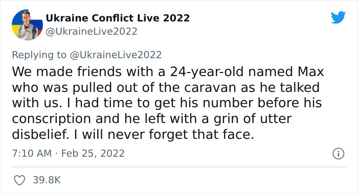 American Walks 20 Hours To Escape Ukraine, Shares "The Worst Night" Of His Life In A Viral Twitter Thread American Walks 20 Hours To Escape Ukraine, Shares "The Worst Night" Of His Life In A Viral Twitter Thread