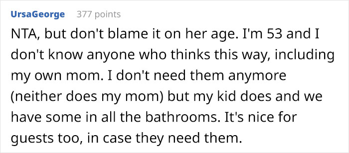 Dad Brings Up Sister’s Affair After She Tried To Convince His 11-Year-Old Daughter That She Shouldn’t Keep Pads In The Bathroom