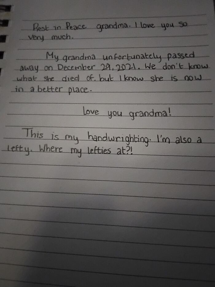 My Handwriting!