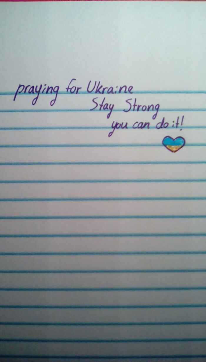 Praying For Ukraine. Stay Strong. You Can Do It!
