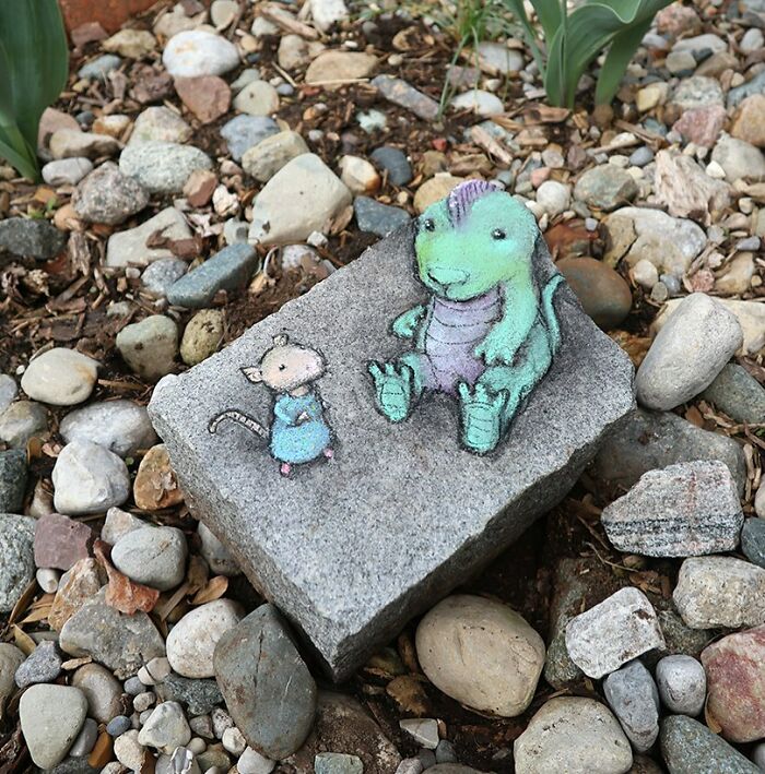 This Artist Continues To Brighten Up The Streets Of His City With His Adorable Chalk Art (130 New Pics)