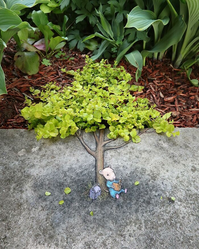 This Artist Continues To Brighten Up The Streets Of His City With His Adorable Chalk Art (130 New Pics)