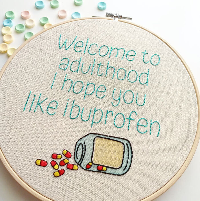 Bienvenido a la edad adulta, espero que te guste el ibuprofeno