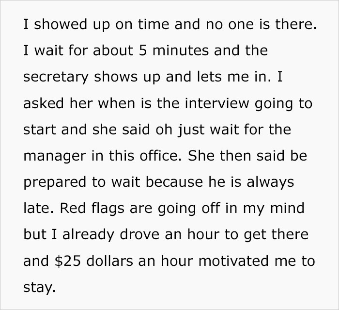 Person Takes A Job Offer Just To Be Able To Not Show Up After Getting Disrespected During The Job Interview Person Takes A Job Offer Just To Be Able To Not Show Up After Getting Disrespected During The Job Interview