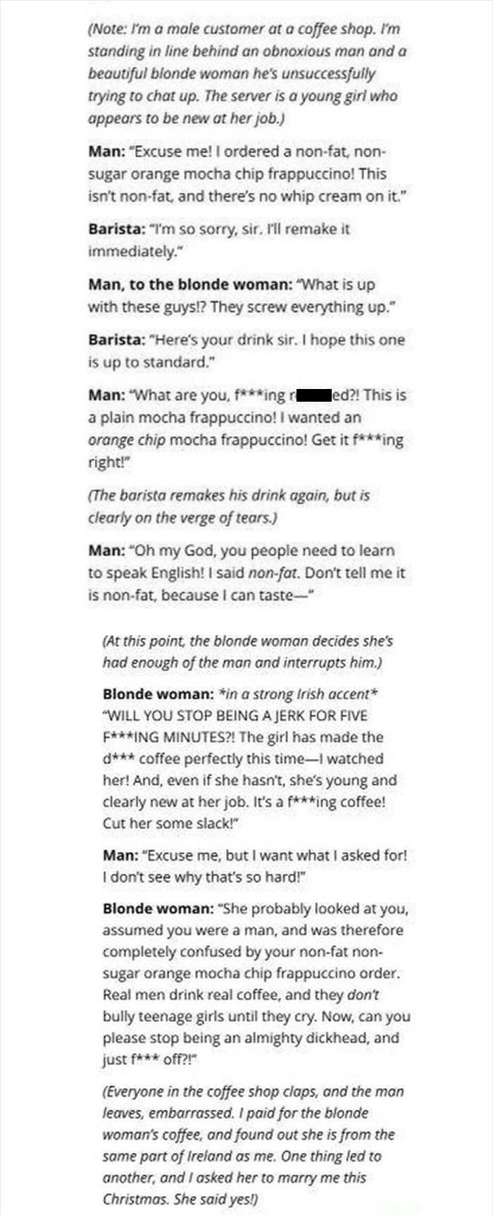 Imagine If You Woke Up One Morning And You Look In The Mirror And You Realise There's Something Different About Your Face. You Spend Ages Trying To Find Out What It Is, You Ask Every Single Person You Know And Nobody Can Answer. You Slowly Start To Drive Yourself On To The Brink Of Insanity, Starting To Obsess Over What's Changed About Your Face. You Spend Years And Years Trying To Find Out What The Problem Is. You Isolate Yourself From Your Entire Family, And Die Young And Alone. You Never Found Out What Changed About Your Face. And It Drove You Insane-J