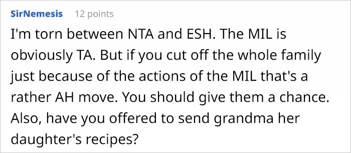 Mother-In-Law Throws Away Meals Her Granddaughter Brings That Her Dad Made Using Her Late Mom’s Recipes, Family Feud Ensues Mother-In-Law Throws Away Meals Her Granddaughter Brings That Her Dad Made Using Her Late Mom’s Recipes, Family Feud Ensues
