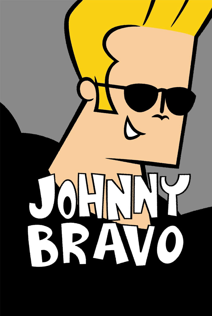 Poster for "Johnny Bravo" featuring Johnny 