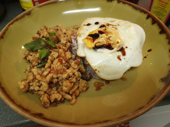 Authentic Gai Pad Horapa. Thai Basil Chicken. Quite Easy, But Oh So Tasty.