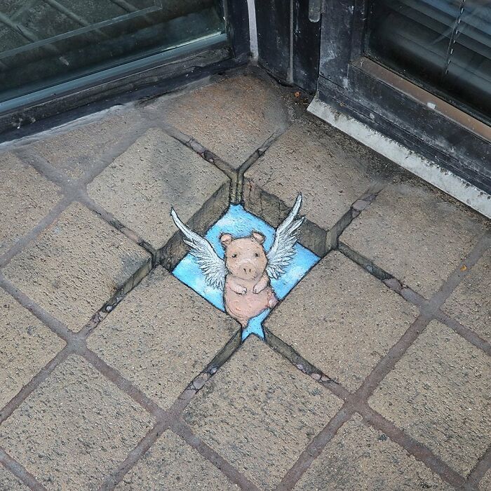 This Artist Continues To Brighten Up The Streets Of His City With His Adorable Chalk Art (130 New Pics)