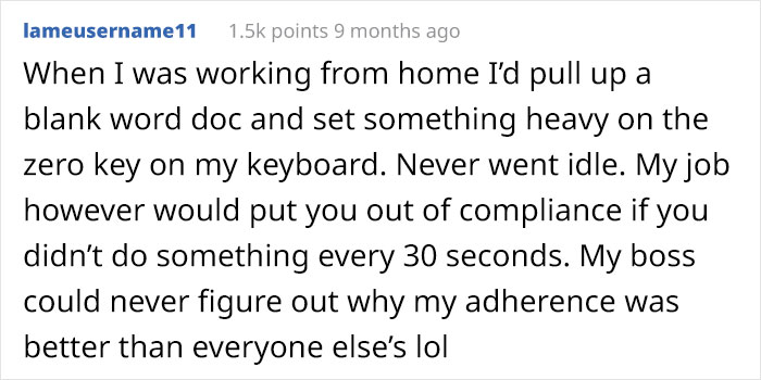 Boss Says "You Can't Continue Working From Home Because You Go Idle In Chat Too Often", Employee Maliciously Complies
