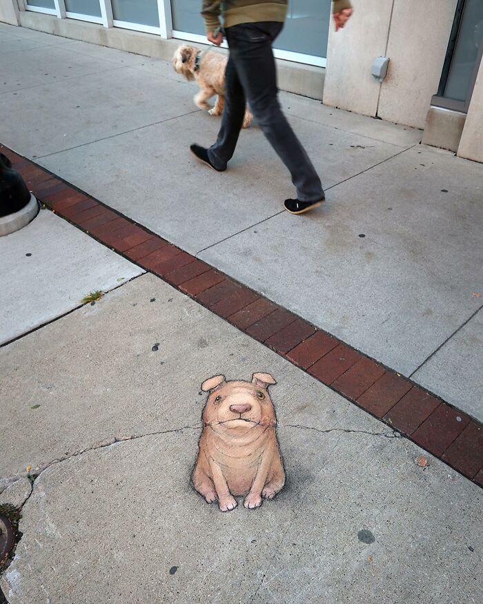 This Artist Continues To Brighten Up The Streets Of His City With His Adorable Chalk Art (130 New Pics)