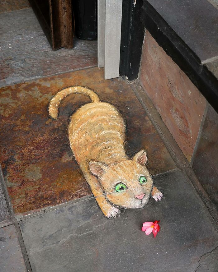 This Artist Continues To Brighten Up The Streets Of His City With His Adorable Chalk Art (130 New Pics)