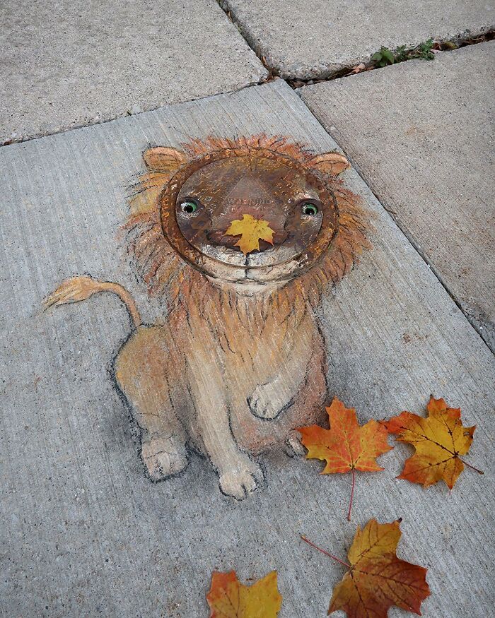 This Artist Continues To Brighten Up The Streets Of His City With His Adorable Chalk Art (130 New Pics)