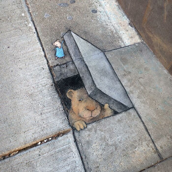 This Artist Continues To Brighten Up The Streets Of His City With His Adorable Chalk Art (130 New Pics)