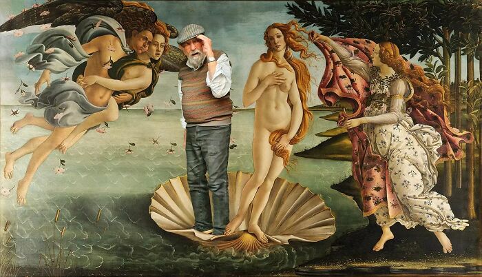 El nacimiento de Venus, pintura de Sandro Botticelli-1485 ,1486