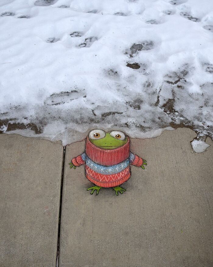 This Artist Continues To Brighten Up The Streets Of His City With His Adorable Chalk Art (130 New Pics)
