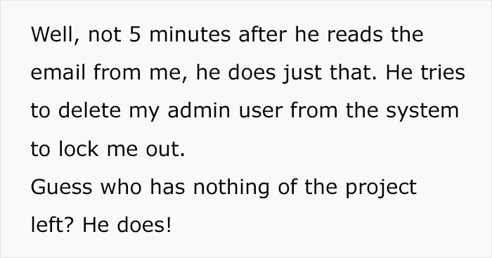 IT Freelancer Secures His Project With A ‘Delete’ Function In Case The Client Tries To Pull Any Stunts, He Does Exactly That And Ends Up With No Project