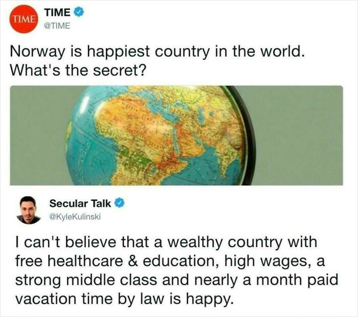 I Wonder Why America Is So Unhappy?