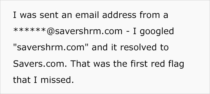 Person Fails To See Red Flags That They Are Being Scammed For $2.2k With Fake Employment Scam Person Fails To See Red Flags That They Are Being Scammed For $2.2k With Fake Employment Scam