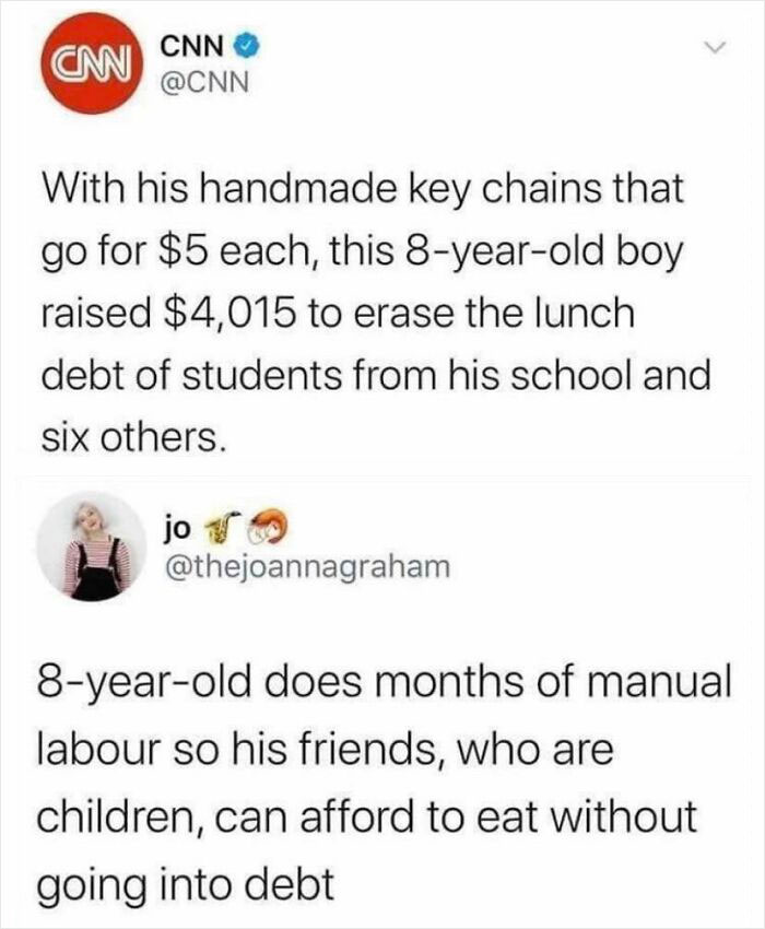 An 8 Year Old Shouldn’t Have To Do This