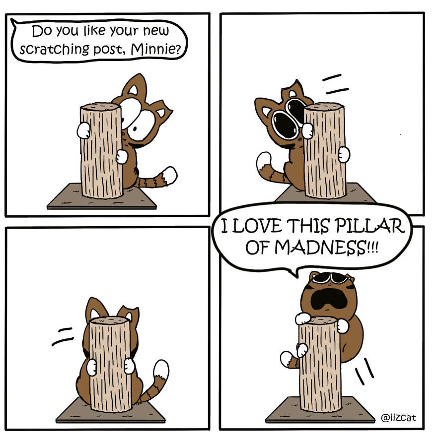 Artist Sums Up Life With A Cat In 30 Comics (New Pics)