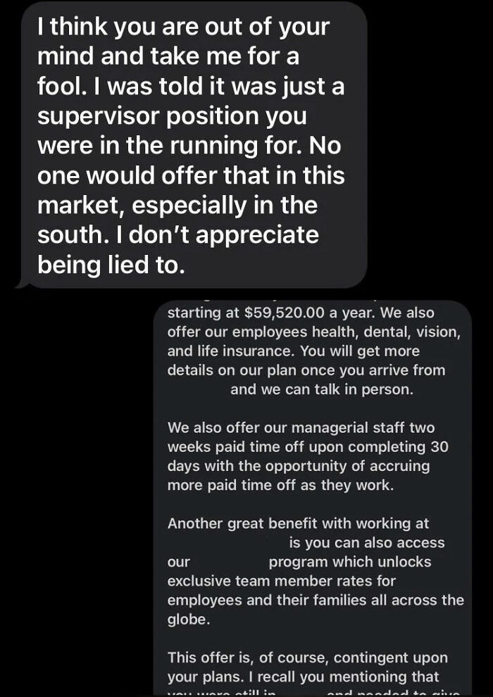 Entitled Boss Begs Moving Worker To Stay, Ends Up Insulting Her And Calling Her A Liar In This Text Exchange Entitled Boss Begs Moving Worker To Stay, Ends Up Insulting Her And Calling Her A Liar In This Text Exchange