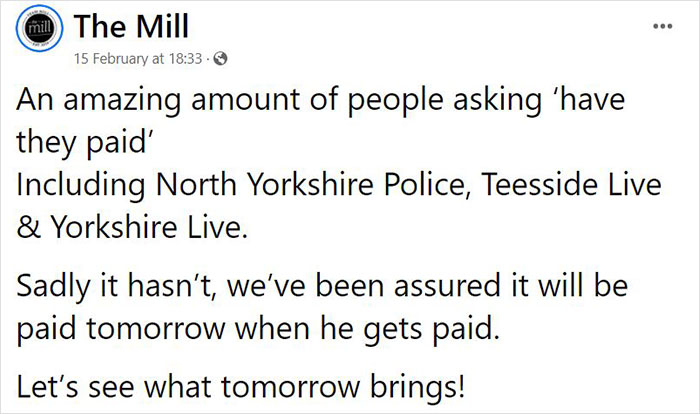 A Pub Goes To Facebook To Call Out The “Lovely Couple” That Left Without Paying Their Valentine’s Day Bill Of $244