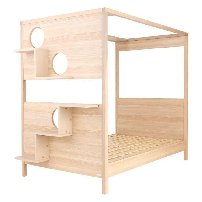 Unusual Furniture: This Interior Company Combined A Bed With A Cat Tower Unusual Furniture: This Interior Company Combined A Bed With A Cat Tower