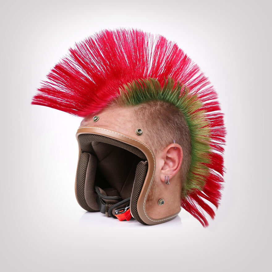 "Skullmet": I Make Helmets That Look Like People's Heads (12 Pics)
