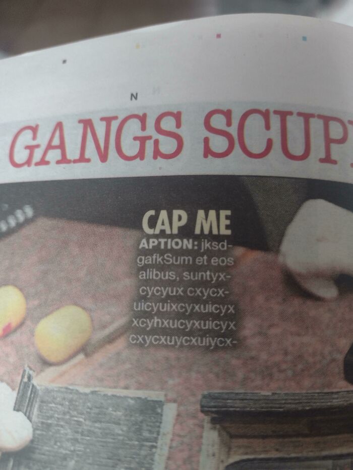 Someone Bashed Some Keys For The Caption In This Paper
