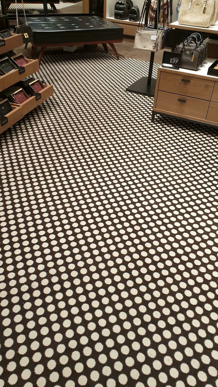 This Floor At This Store Hurts Your Eyes As You Walk Around