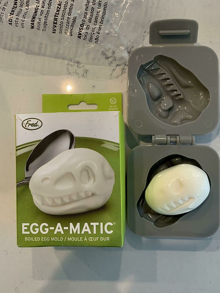 Egg-A-Matic Dinosaur Mold For Hard Boiled Eggs I Purchased On Amazon For $7