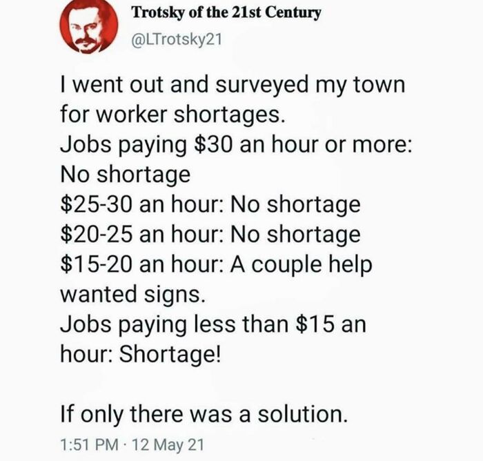 There Isn't A Job Shortage, There’s A Shortage Of Adequate Pay
