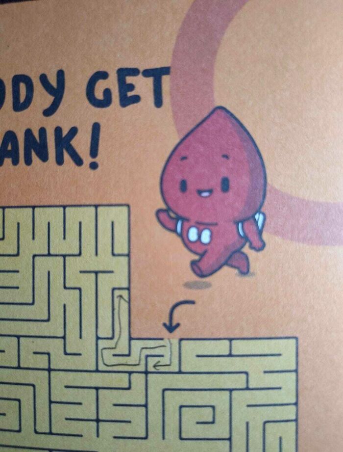 The Maze They Gave Us After Donating Blood Has No Escape