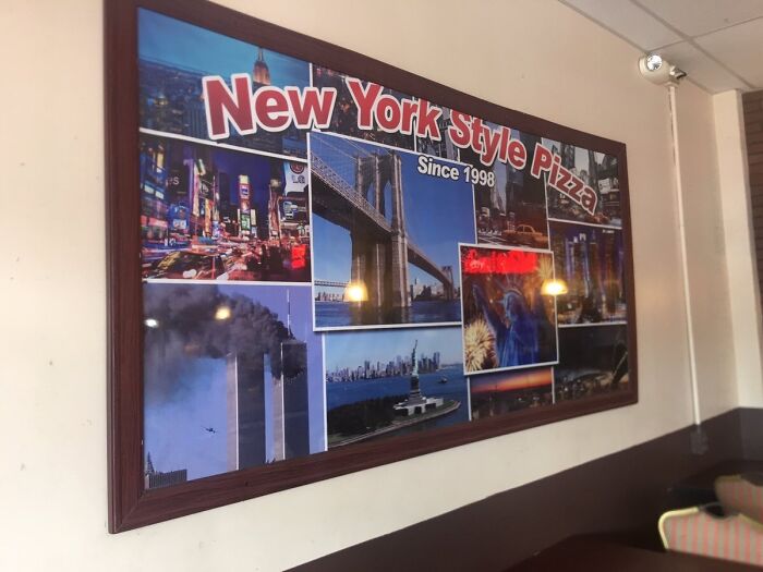 This Is The Logo For A "New York Style" Pizza Place In Ponce, Puerto Rico