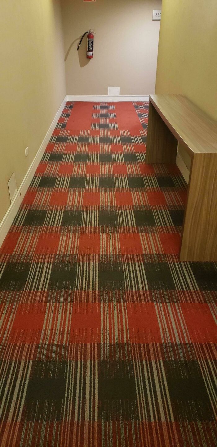 The Carpet In My Hotel Makes Me Feel Drunk Without Having Even Had A Single Drink