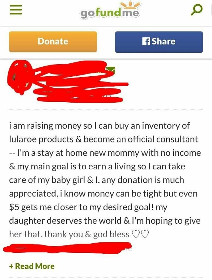 Gimme $5000 So I Can Get Sucked Into A Pyramid Scheme To Feed My Kids! [x-Post R/Antimlm]