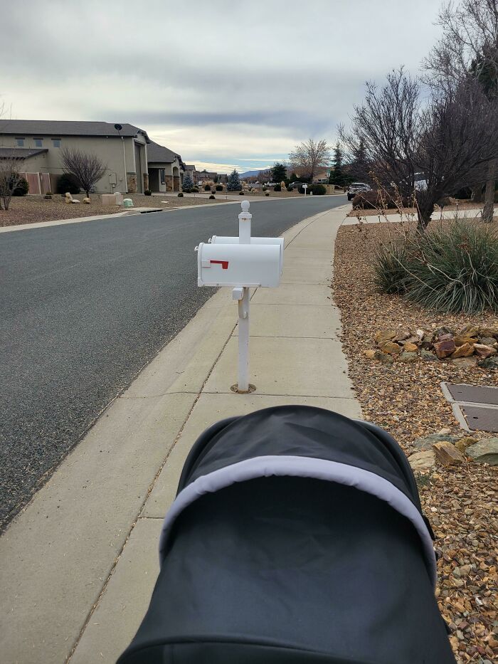 Our Neighborhood Has Every Mailbox Blocking The Sidewalks