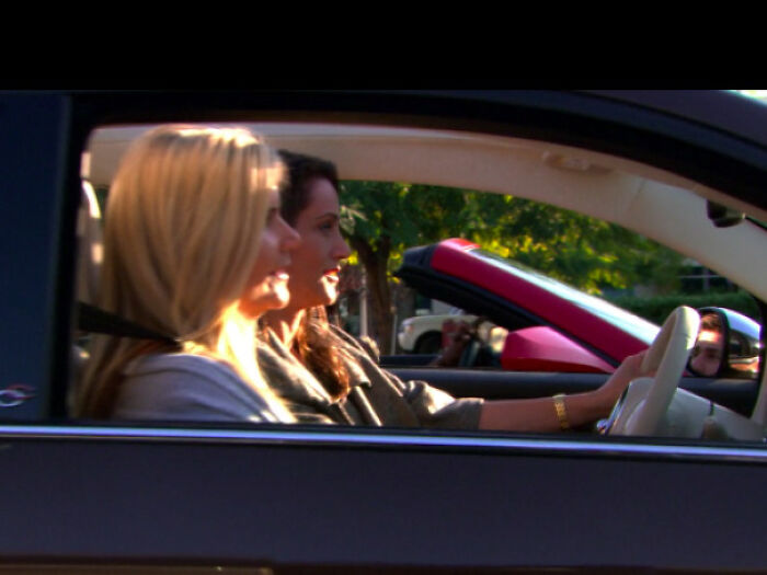 In The Office Episode Tallahassee, Stanley Pulls Up To A Car Asking Out Some Women For Cocktails- The Same Blonde Lady Can Be Seen In The Background Of The Bar Later And Also Walking Back To Stanley's Hotel Room