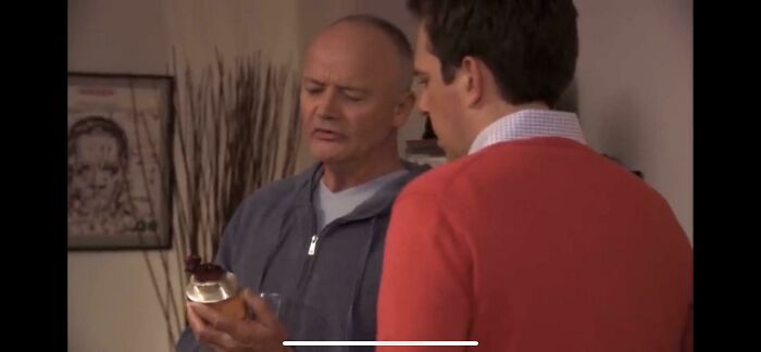 In The Office When Creed “Translates” The Chinese For Andy, He Actually Reads Out “Do Not Consume With Alcohol”, Which Is Exactly What Andy Does That Makes Him Sick