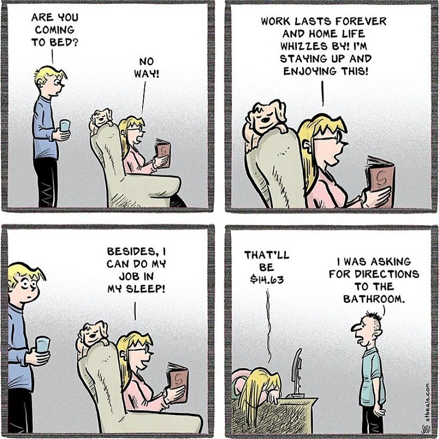 Artist’s New Funny Comics That Focus Attention On Everyday Conversations And A Job In Retail