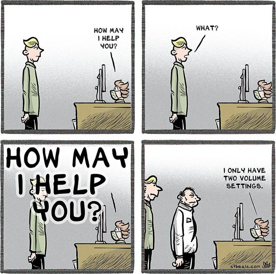 Artist’s New Funny Comics That Focus Attention On Everyday Conversations And A Job In Retail