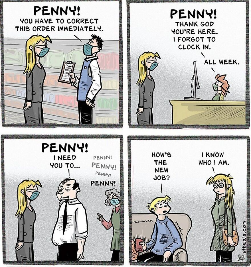 Artist’s New Funny Comics That Focus Attention On Everyday Conversations And A Job In Retail