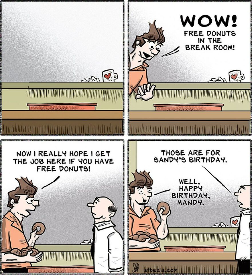 Artist’s New Funny Comics That Focus Attention On Everyday Conversations And A Job In Retail