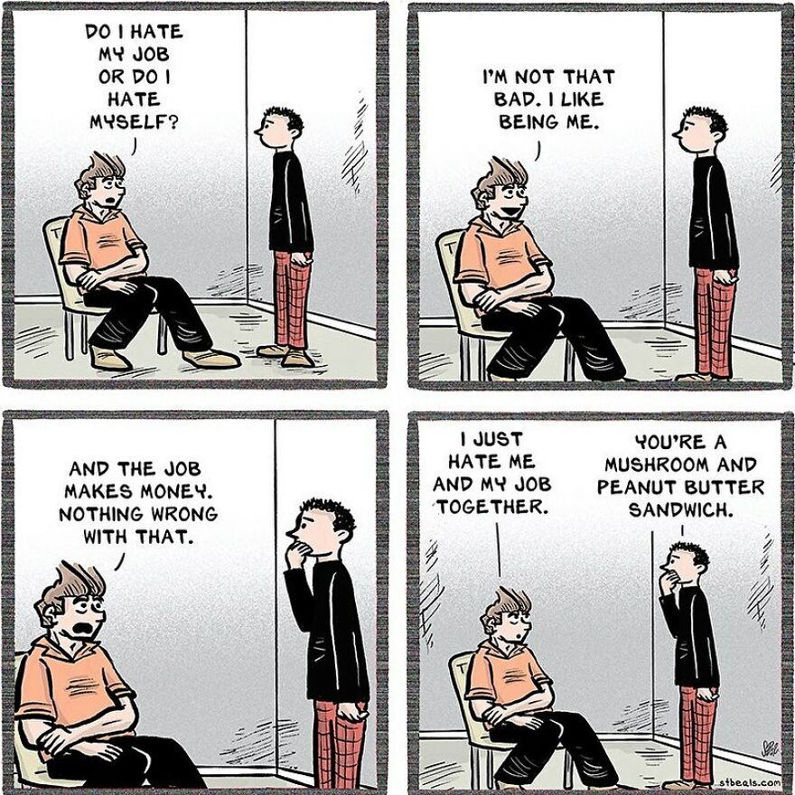 Artist’s New Funny Comics That Focus Attention On Everyday Conversations And A Job In Retail