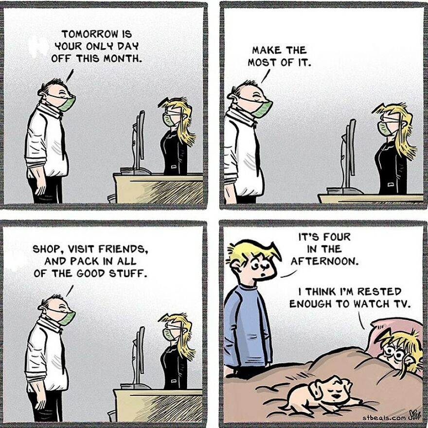 Artist’s New Funny Comics That Focus Attention On Everyday Conversations And A Job In Retail