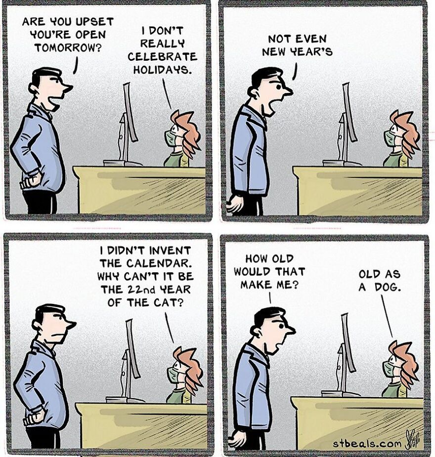 Artist’s New Funny Comics That Focus Attention On Everyday Conversations And A Job In Retail