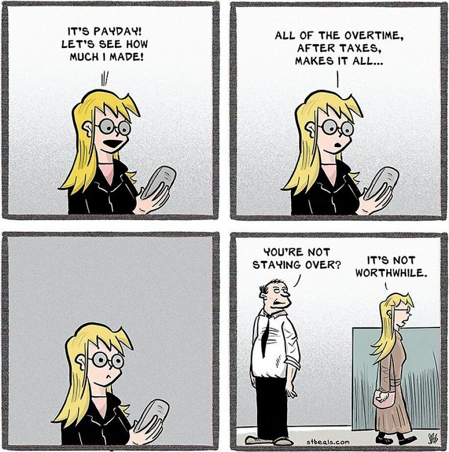 Artist’s New Funny Comics That Focus Attention On Everyday Conversations And A Job In Retail