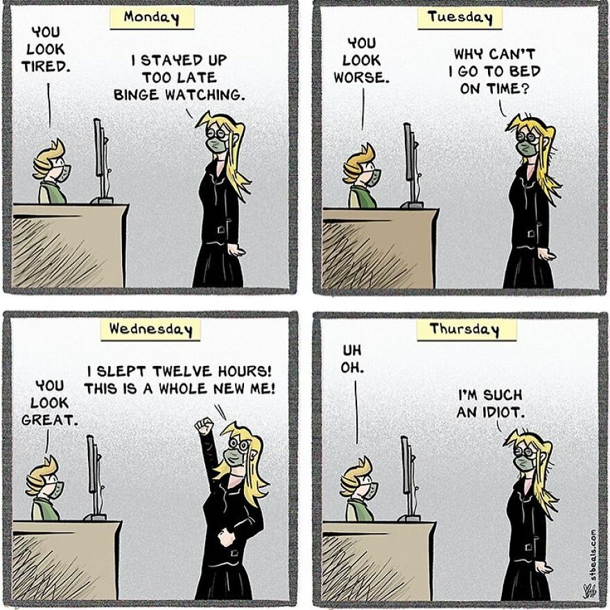 Artist’s New Funny Comics That Focus Attention On Everyday Conversations And A Job In Retail