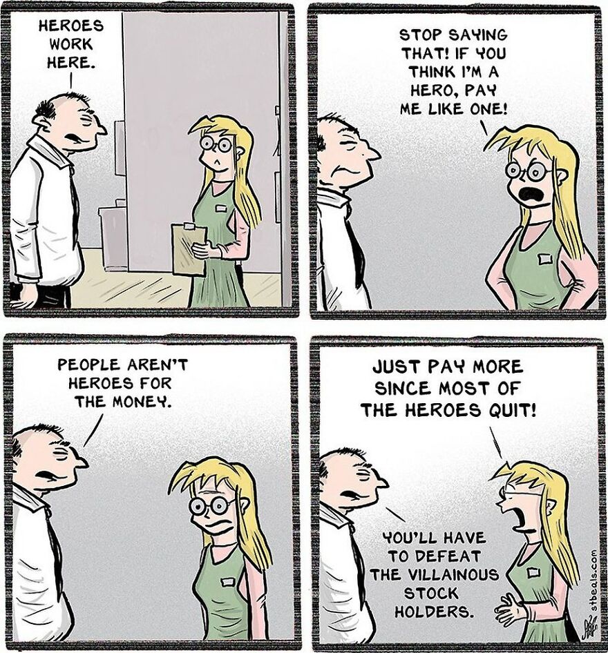 Artist’s New Funny Comics That Focus Attention On Everyday Conversations And A Job In Retail